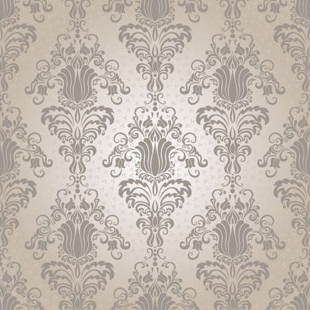 Vector damask seamless pattern background  Elegant luxury texture for wallpapers, backgrounds and page fill のイラスト素材