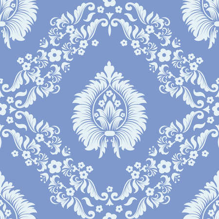 Vector damask seamless pattern element.のイラスト素材