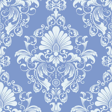 Vector damask seamless pattern element.のイラスト素材