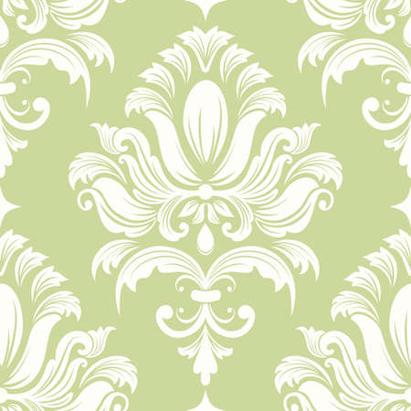 Vector damask seamless pattern element.のイラスト素材