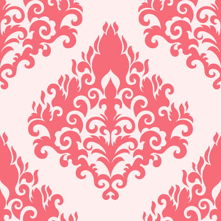 Vector damask seamless pattern element. のイラスト素材