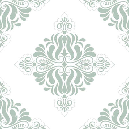 Vector damask seamless pattern element.のイラスト素材