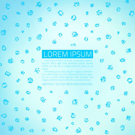 Abstract vector background. Futuristic style card. Elegant background for business presentations. Lines, point, planes in 3d space.のイラスト素材