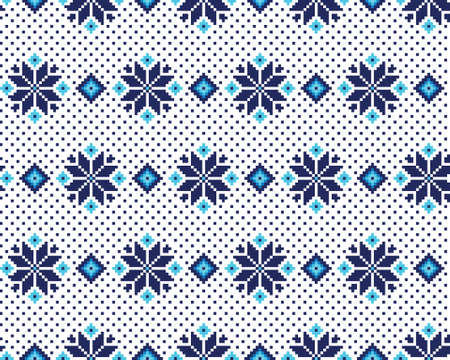 Vector illustration of ukrainian folk seamless pattern ornament.のイラスト素材