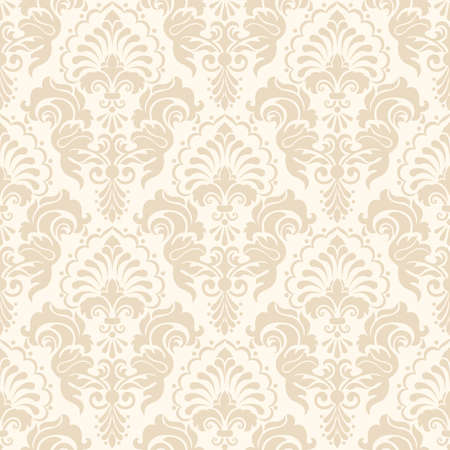 Vector damask seamless pattern background. Elegant luxury texture for wallpapers, backgrounds and page fill.のイラスト素材