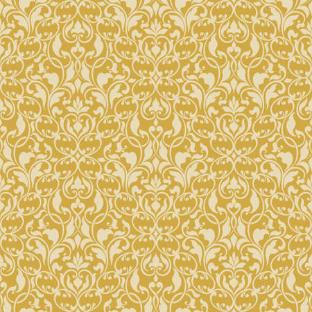 Vector damask seamless pattern background. Elegant luxury texture for wallpapers, backgrounds and page fill.のイラスト素材