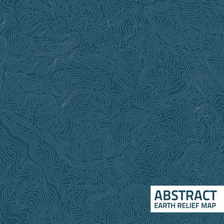 Vector abstract earth relief map.のイラスト素材