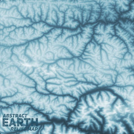 Vector abstract earth relief map.のイラスト素材