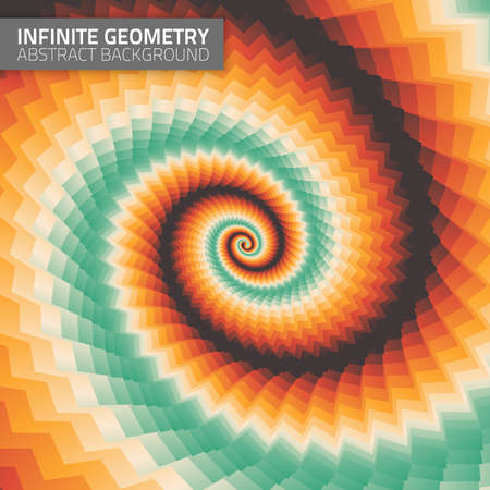 Infinite geometry. Fractal background.