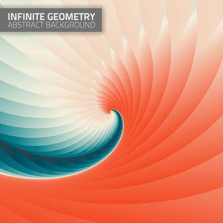 Infinite geometry. Fractal background.のイラスト素材