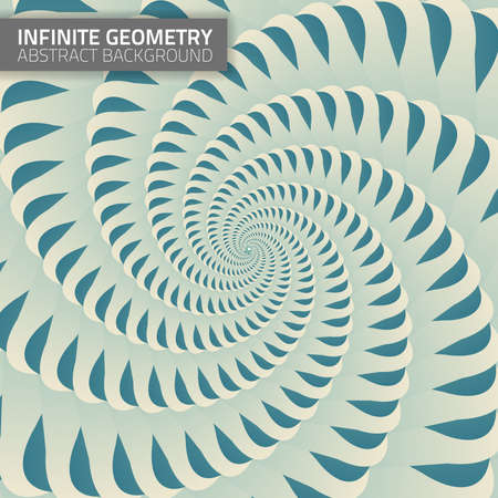 Infinite geometry. Fractal background.のイラスト素材
