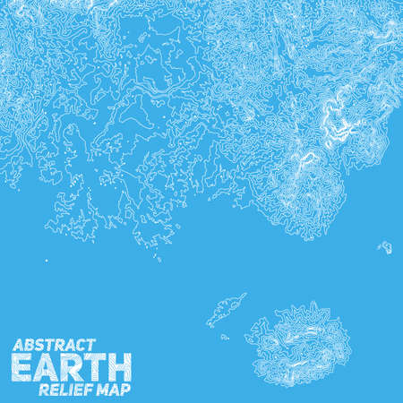 abstract earth relief map.のイラスト素材