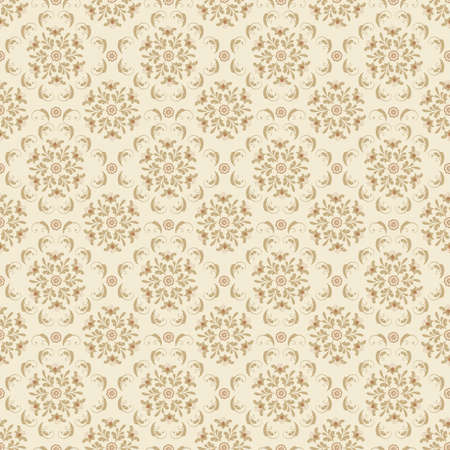 Vector flower seamless pattern background. Elegant texture for backgrounds. Classical luxury old fashioned floral ornament, seamless texture for wallpapers, textile, wrapping.のイラスト素材