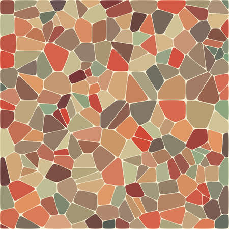 Abstract background, geometric design, vector illustration. Geometric tesselation of colored surface. Stained-glass window style. Abstract color blur.のイラスト素材