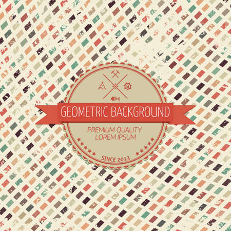 Abstract background, geometric design, vector illustration. Geometric tesselation of colored surface. Stained-glass window style. Abstract color blur.のイラスト素材