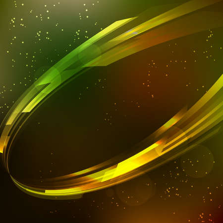 Abstract vector mesh background. Chaotically connected points and polygons flying in space. Flying debris. Futuristic technology style card. Lines, points, circles and planes. Futuristic design.のイラスト素材