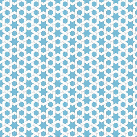 Vector abstract geometric islamic background. Based on ethnic muslim ornaments. Intertwined paper...