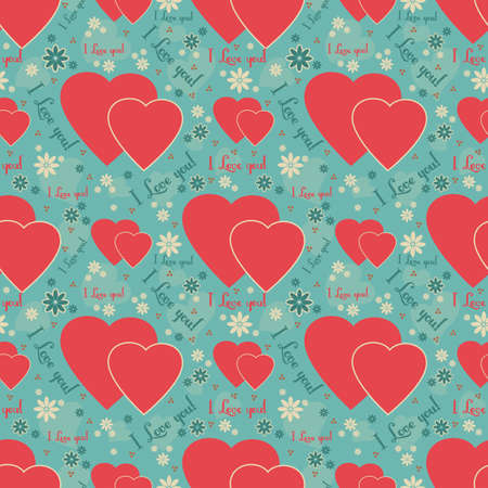 Vector seamless pattern background. Valentines day. Elegant pattern for your tender design.のイラスト素材