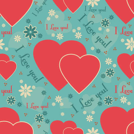 Vector seamless pattern element. Valentines day. Elegant pattern for your tender design.のイラスト素材