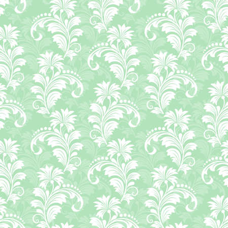 Vector flower seamless pattern background. Elegant texture for backgrounds. Classical luxury old fashioned floral ornament, seamless texture for wallpapers, textile, wrapping.のイラスト素材