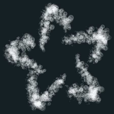 Abstract vector bubble background. Bubble star on blue background. Futuristic technology style. Elegant background for business presentations or gift cards.EPS10のイラスト素材