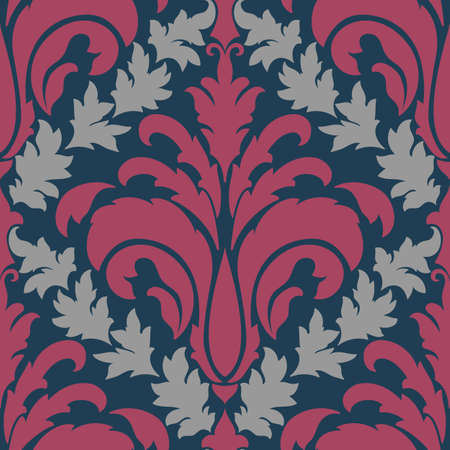 Vector damask seamless pattern element. Classical luxury old fashioned damask ornament, royal...