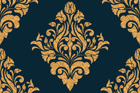Vector damask seamless pattern element. Classical luxury old fashioned damask ornament, royal...