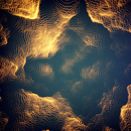Abstract vector point mesh background. Futuristic technology style. Elegant background for business...