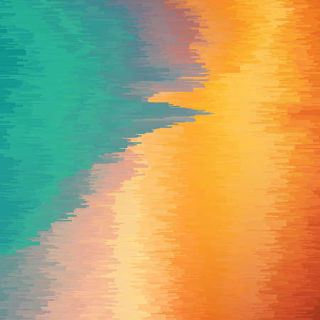 Vector glitch background. Digital image data distortion. Colorful abstract background for your designs. Chaos aesthetics of signal error. Digital decay.のイラスト素材