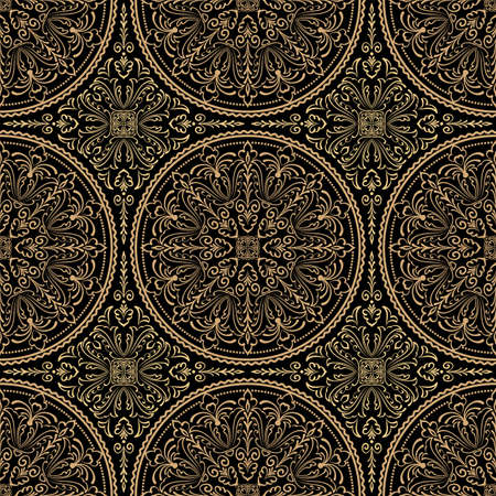 Zentangle styled geometric ornament pattern background. Orient traditional ornament. Boho styled. Abstract geometric seamless pattern elegant background for cards and invitations.のイラスト素材