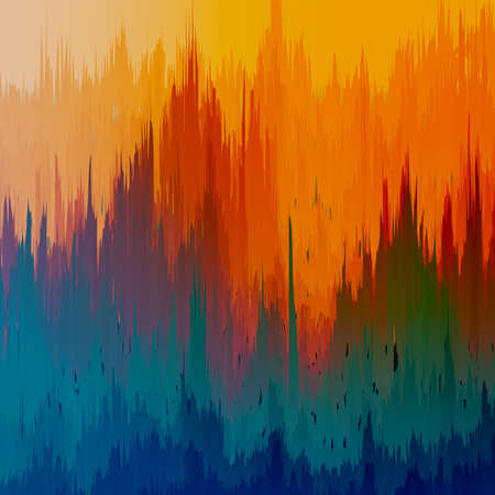Vector glitch background. Digital image data distortion. Colorful abstract background for your designs. Chaos aesthetics of signal error. Digital decay.のイラスト素材