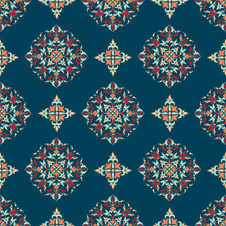 Zentangle styled geometric ornament pattern background. Orient traditional ornament. Boho styled. Abstract geometric seamless pattern elegant background for cards and invitations.のイラスト素材