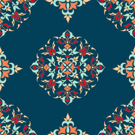 Zentangle styled geometric ornament pattern element. Orient traditional ornament. Boho styled. Abstract geometric seamless pattern elegant element for cards and invitations.のイラスト素材