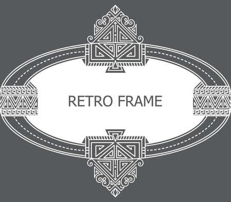 Vector fine floral square frame. Decorative element for invitations and cards. Border elementのイラスト素材