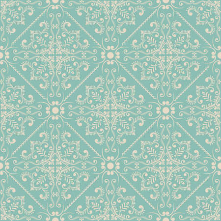 Vector damask seamless pattern background. Classical luxury old fashioned damask ornament, royal...