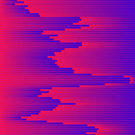 Vector glitch background. Digital image data distortion. Colorful abstract background for your designs.のイラスト素材