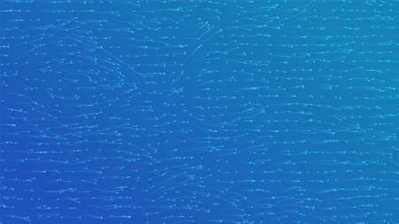 Vector field visualization of forces. Magnetic or gravitational fluctuations chart. Science backdrop with a matrix of arows with magnitude and direction. Flow representation. Interaction.のイラスト素材