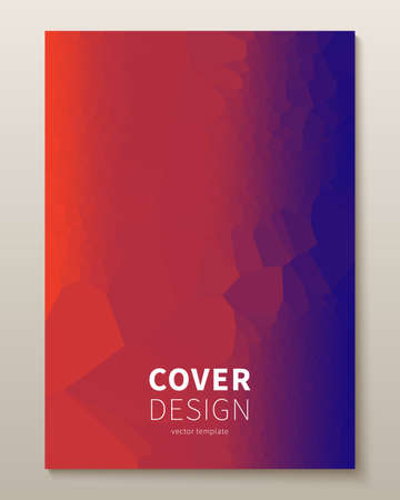 Minimal covers design. Geometric halftone gradients. Eps10 vector.のイラスト素材