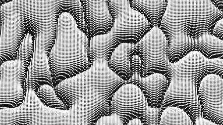 Point wave noise texture. Abstract dot background. Technological cyberspace background.