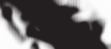 Triangle slanted linear halftone pattern background with noise dither. Abstract geometric backdrop...