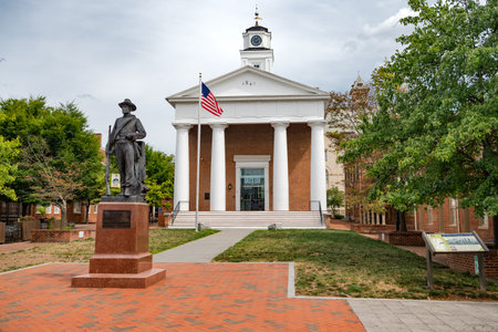 Civil War era courthouse in Virginia Winchesterのeditorial素材