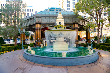 colorful streets of Las Vegas are the capital of entertainment.のeditorial素材