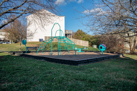 playground in an ordinary Leesburg neighborhood. Virginia.