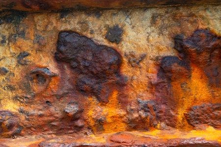 Grunge metal texture. Rusty abstract background.の写真素材