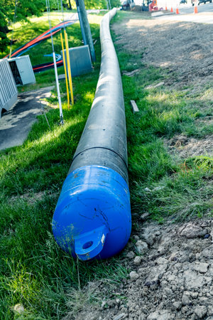 Vibrant Conduit Bundles for Data Infrastructure. Essential tools for smart cities.の写真素材