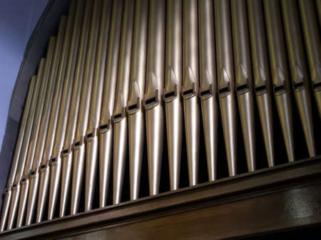 Pattern of church organ pipes.の写真素材