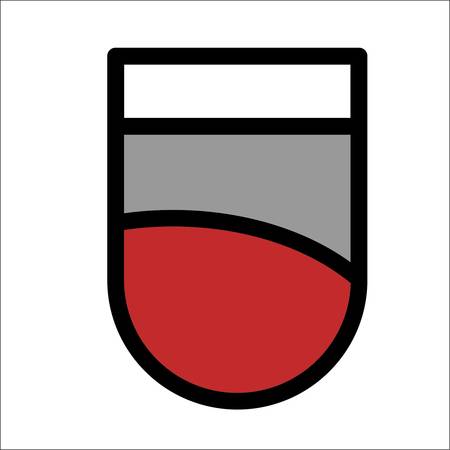 Happiness mouth doodle.のイラスト素材