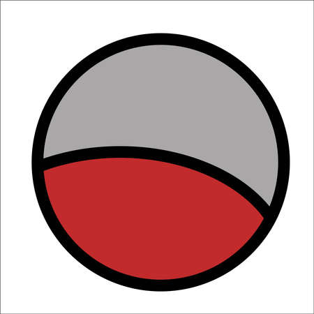 Rounded slash icon.のイラスト素材