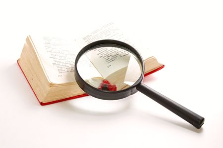 Magnifying glassの写真素材