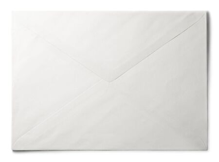 Envelope isolated on the white backgroundの写真素材